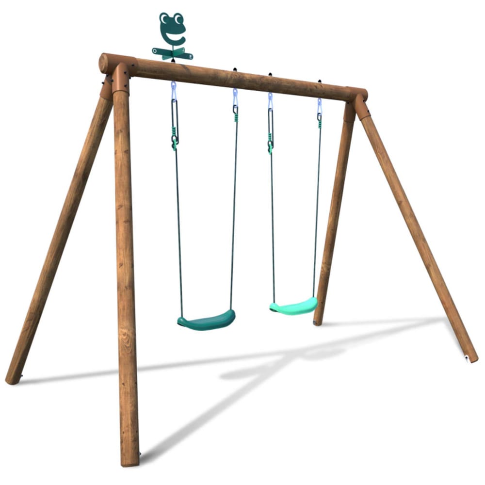 Balançoire en bois traité