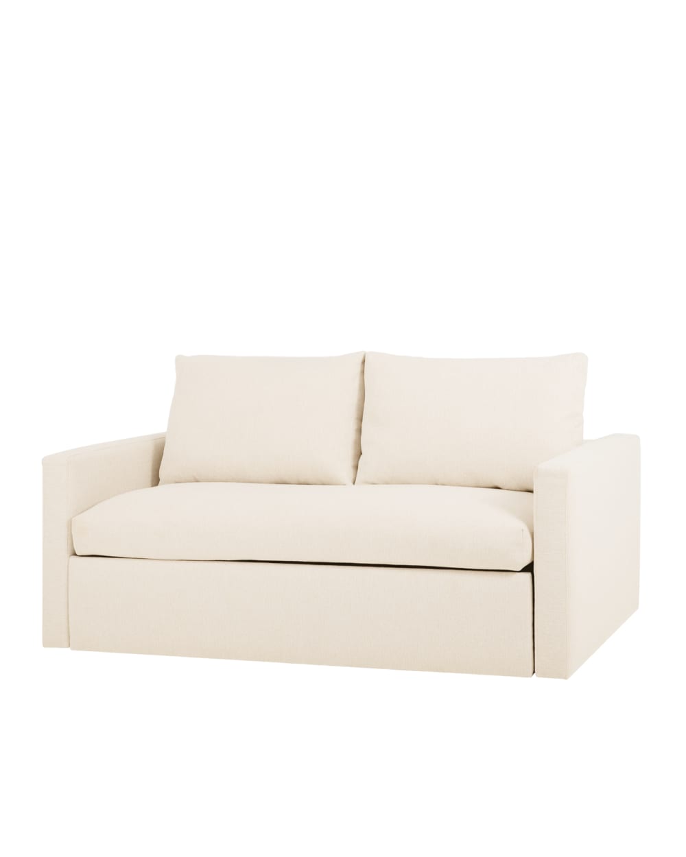 Canapé lit blanc 185x95cm