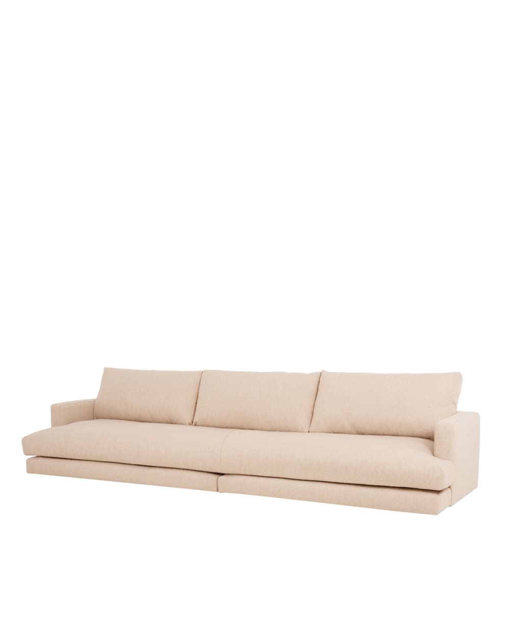 Canapé lit droit 325x105cm beige