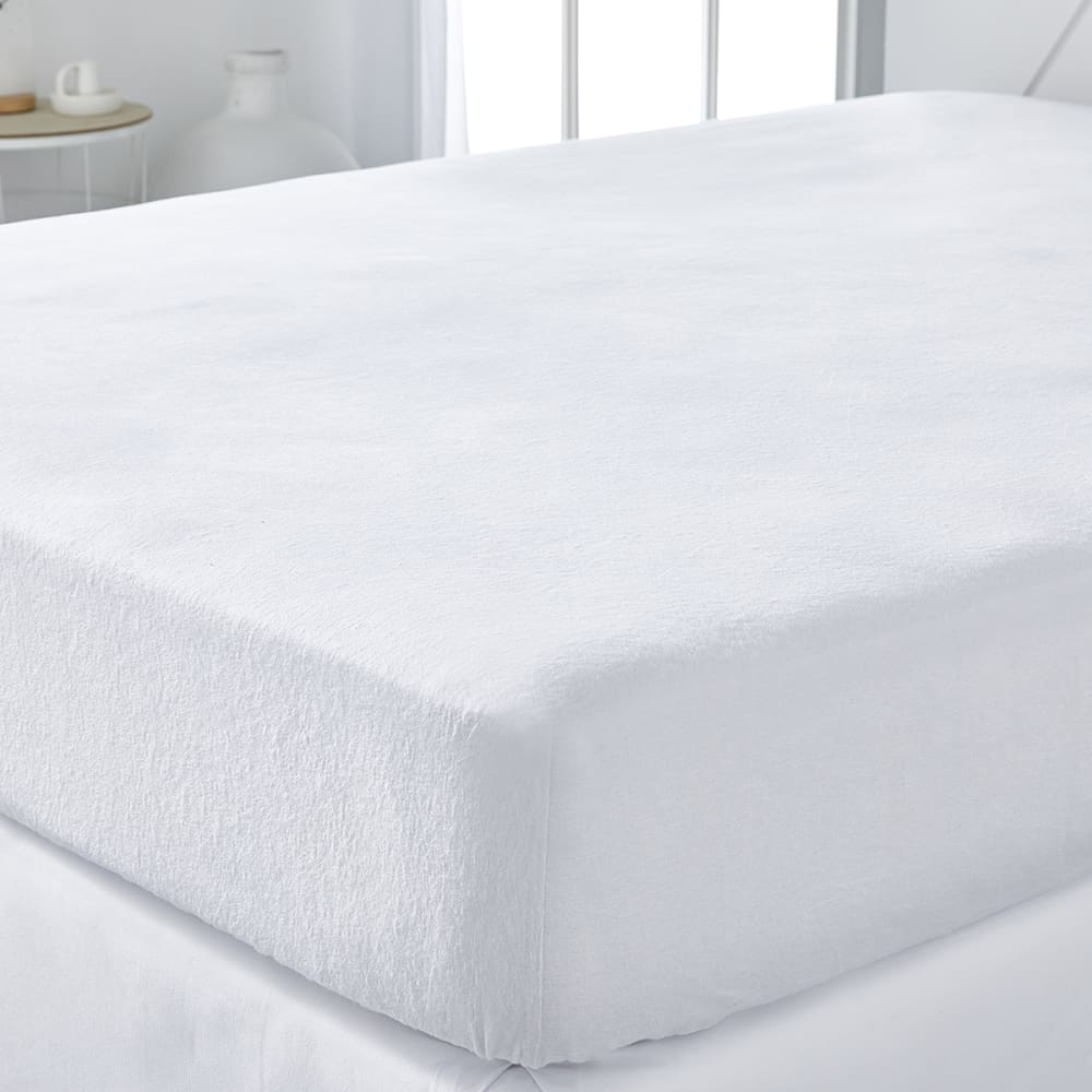 Today Saugfähiger Matratzenschoner Baumwolle 90x190cm Weiß Pes - Polyester