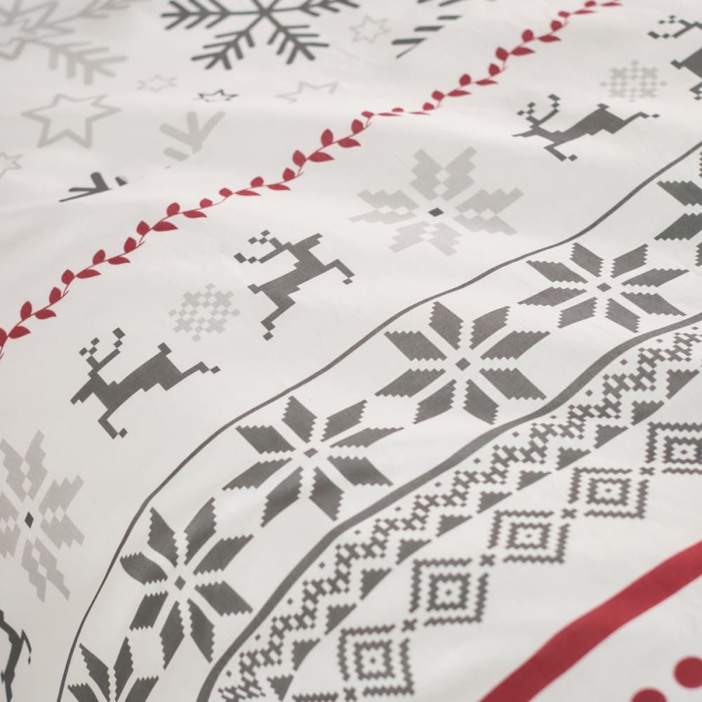 Bedrucktes Bettwäscheset Baumwolle 260x240cm - Maisons Du Monde