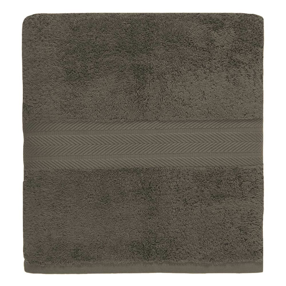 Ddrap de bain 550 g/m² noisette 70x140 cm