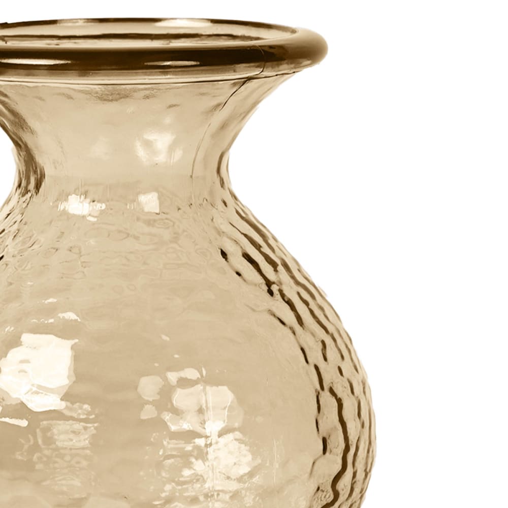 Vvase en verre recyclé h 19 cm mastic 19 cm — vue 4