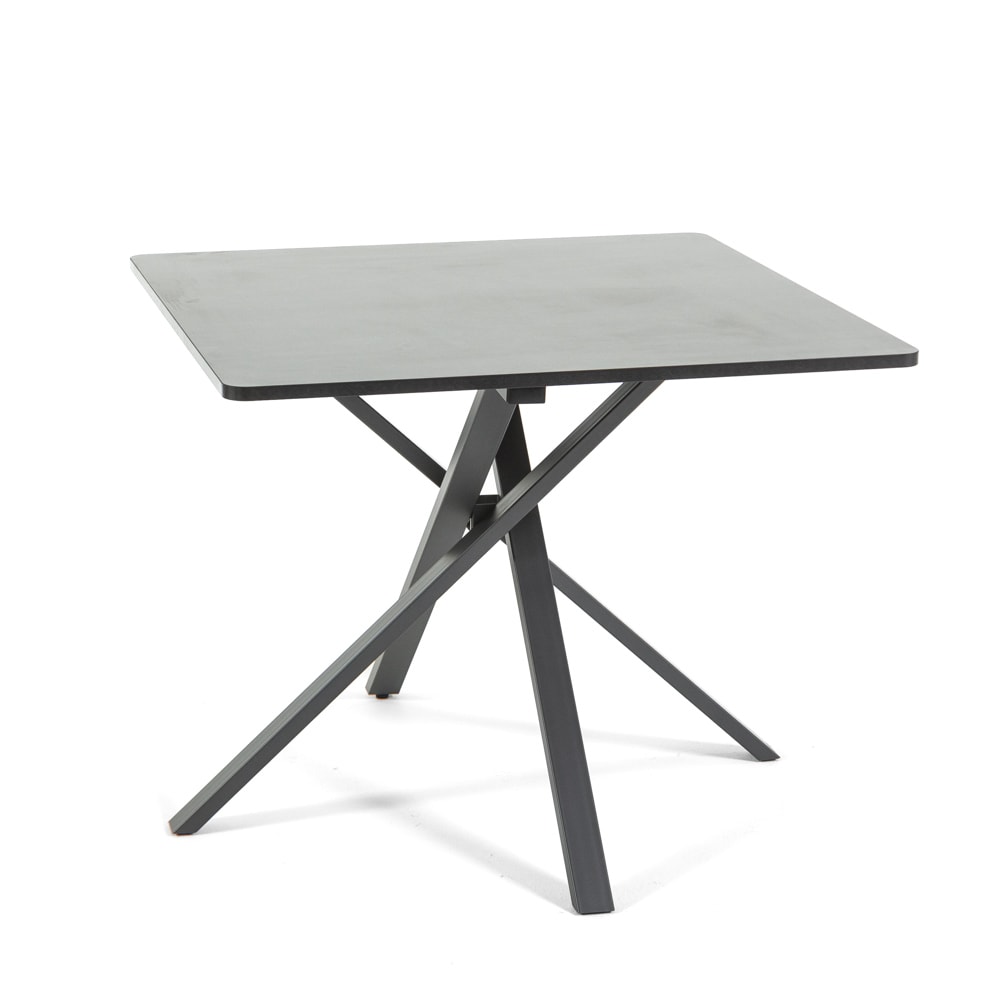 Table carrée 90x90 cm - plateau granit