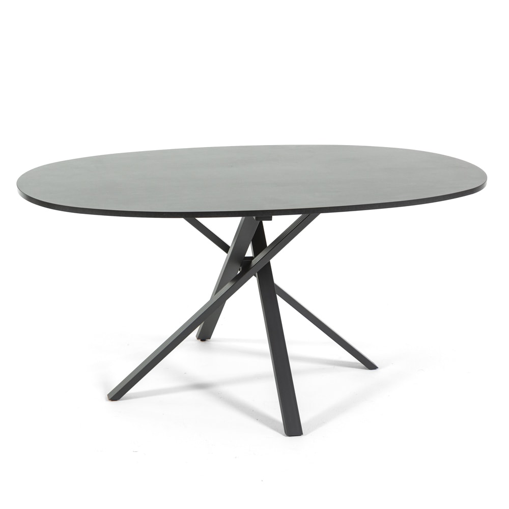 Table ovale 150x100 cm - plateau granit