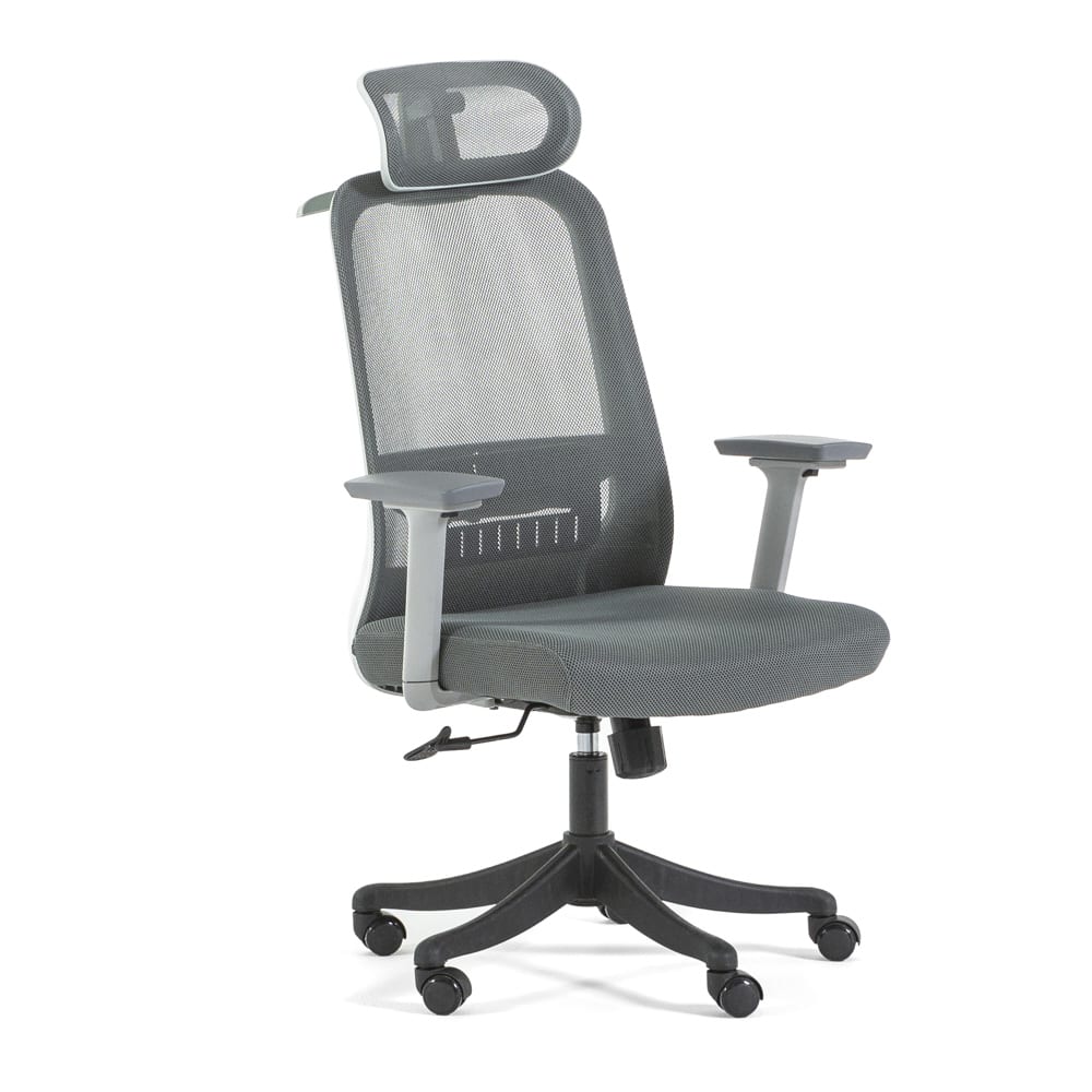 Chaise de bureau ergonomique et réglable en hauteur avec roulettes