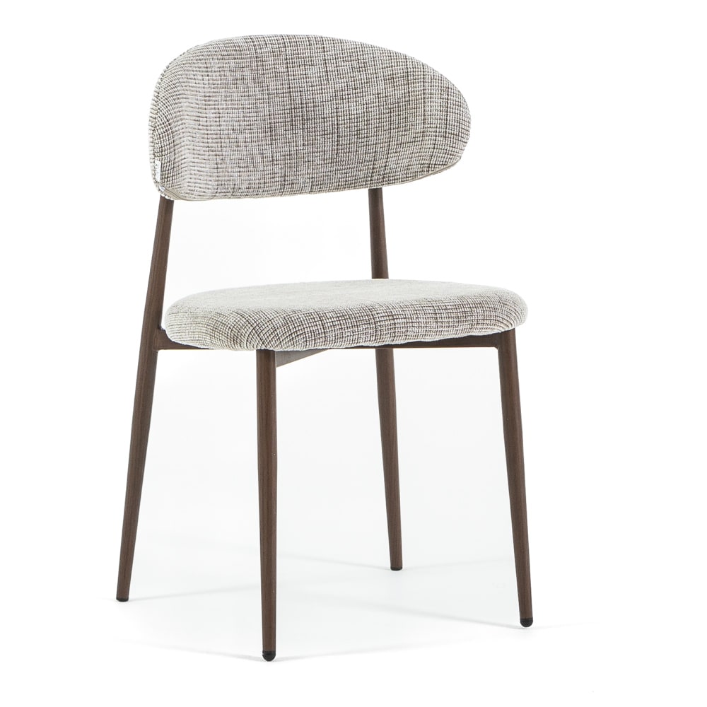 Lot de 2 chaises en tissu