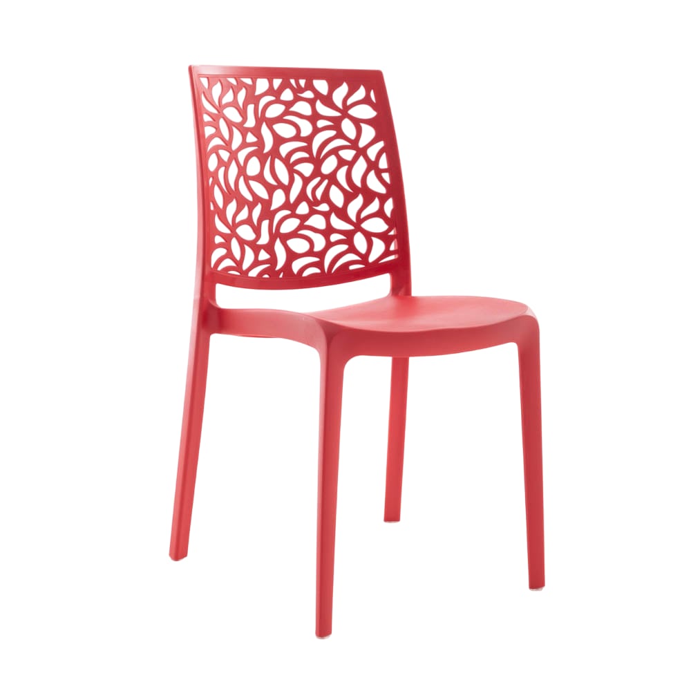 Lot de 6 chaises empilables - verre