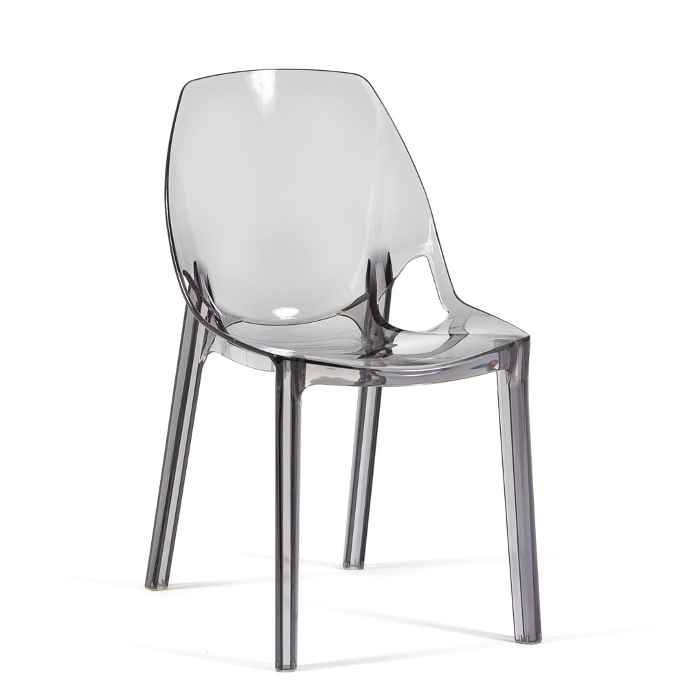 Lot de 2 chaises en polycarbonate