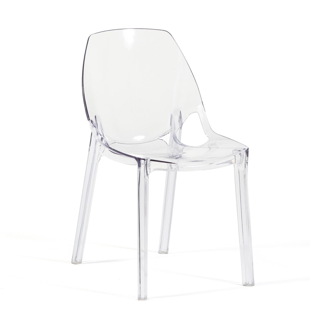 Lot de 2 chaises en polycarbonate