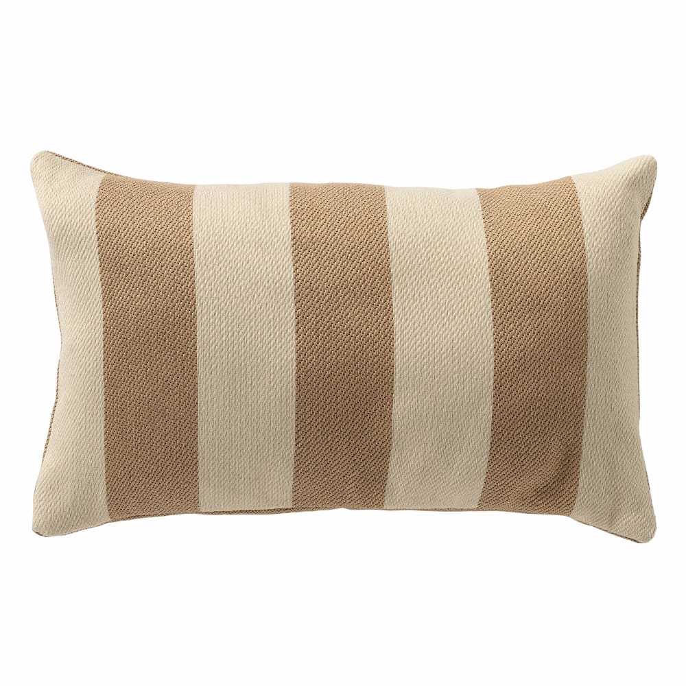 Housse de coussin d'extérieur Cyrus - Marron 30x50 cm