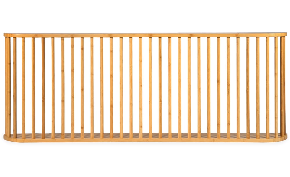 Tête de lit basse à barreaux spéciale futon l160cm bambou