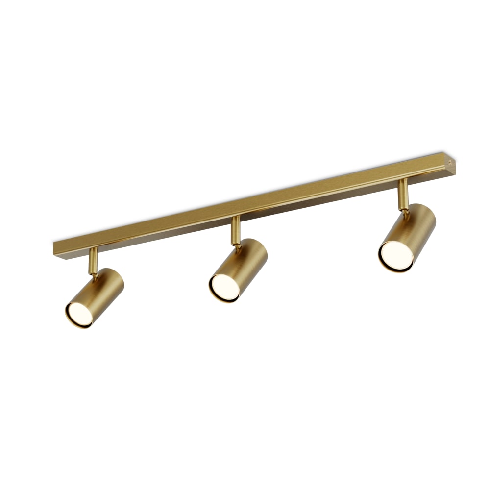 Rampe de spot orientable cuivre ip20 3xgu10