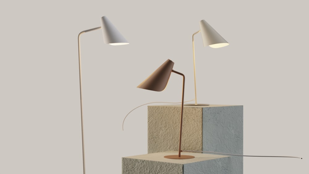Lampe de table orientable beige ip20 1xe27 — vue 4