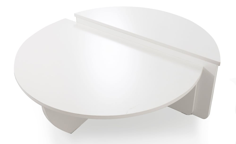 set de 2 tables basses - blanc