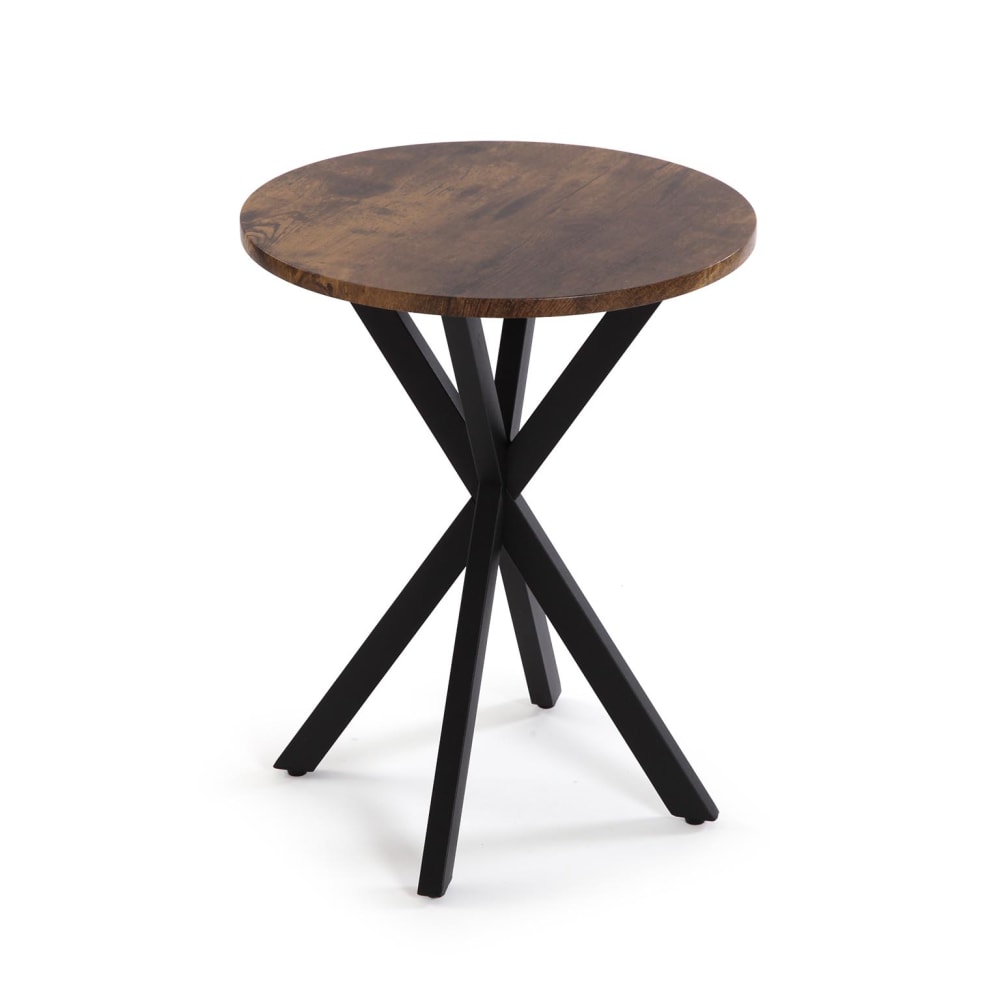 Table d'appoint en aggloméré marron Table d'appoint en aggloméré marron