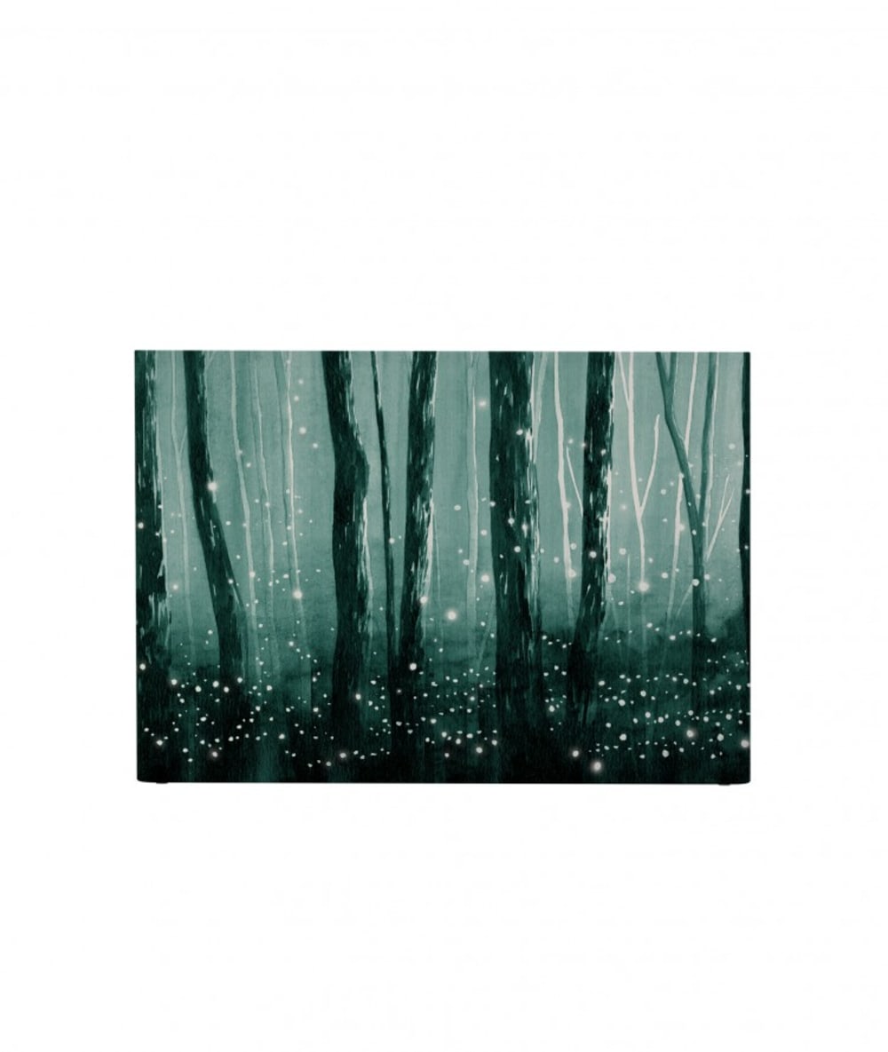 Tête de lit avec housse Vert 140 cm