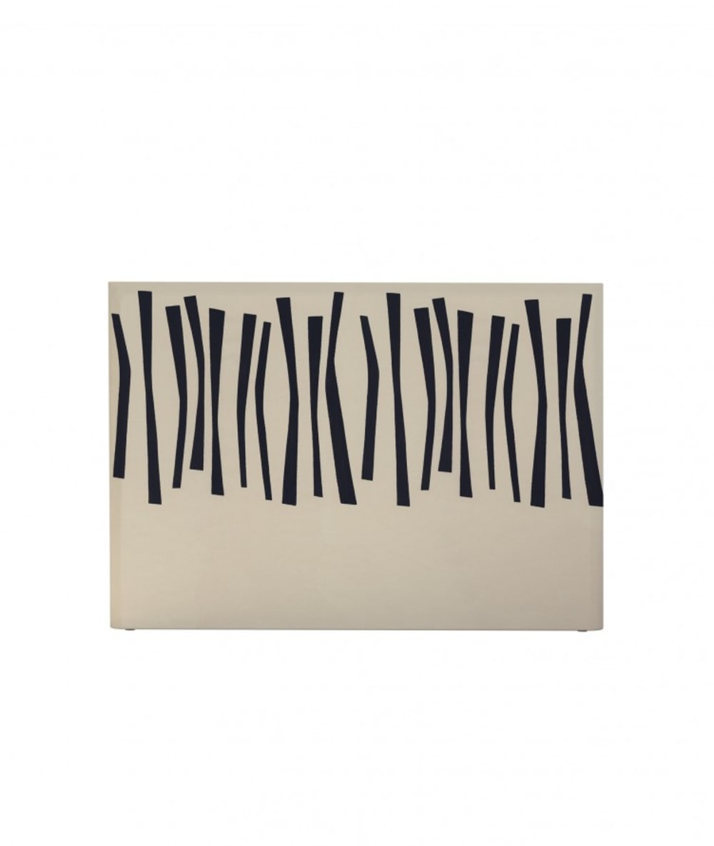 Tête de lit déhoussable  160x110 cm   Noir 160x200 cm