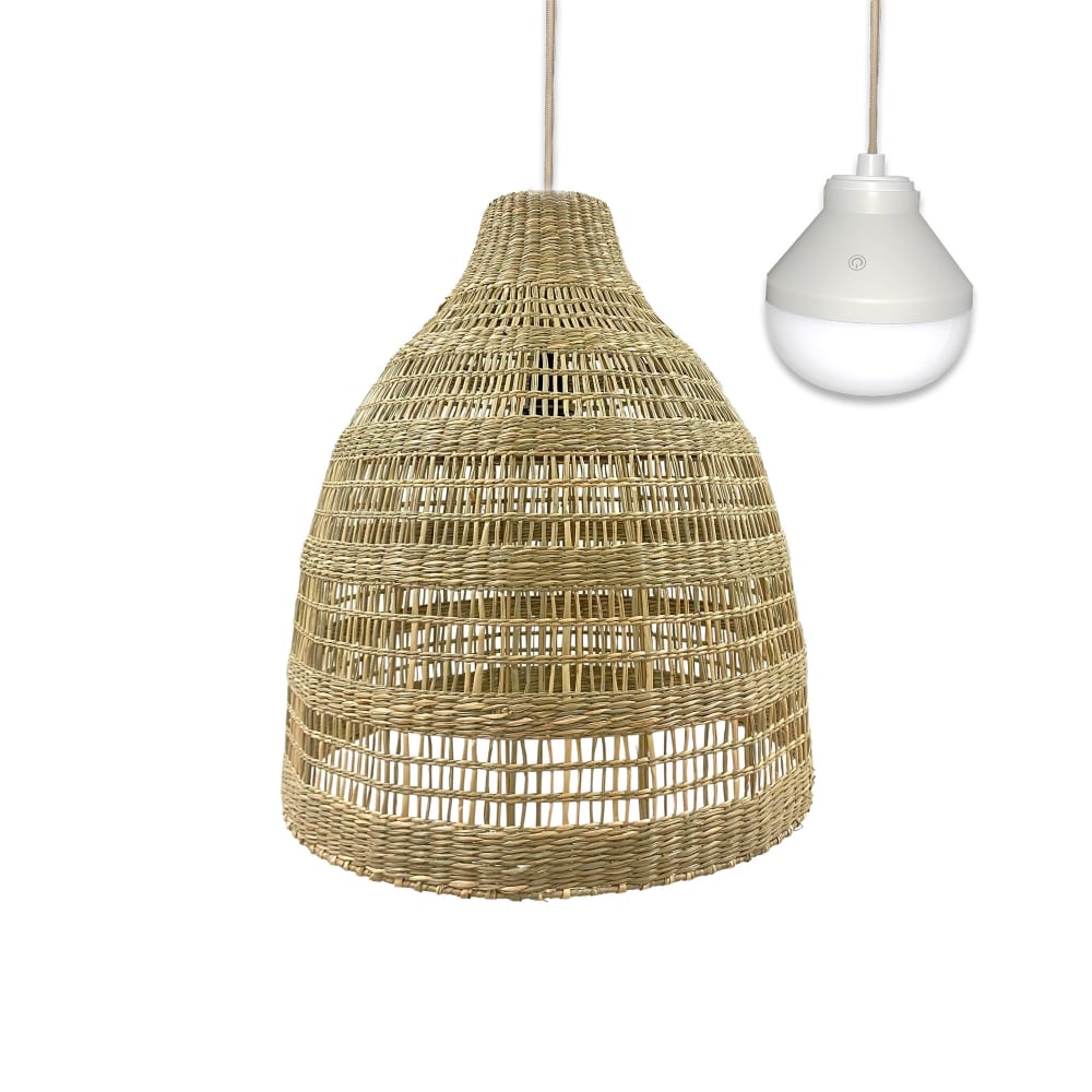 Suspension sans fil Herbe marine Beige d50cm