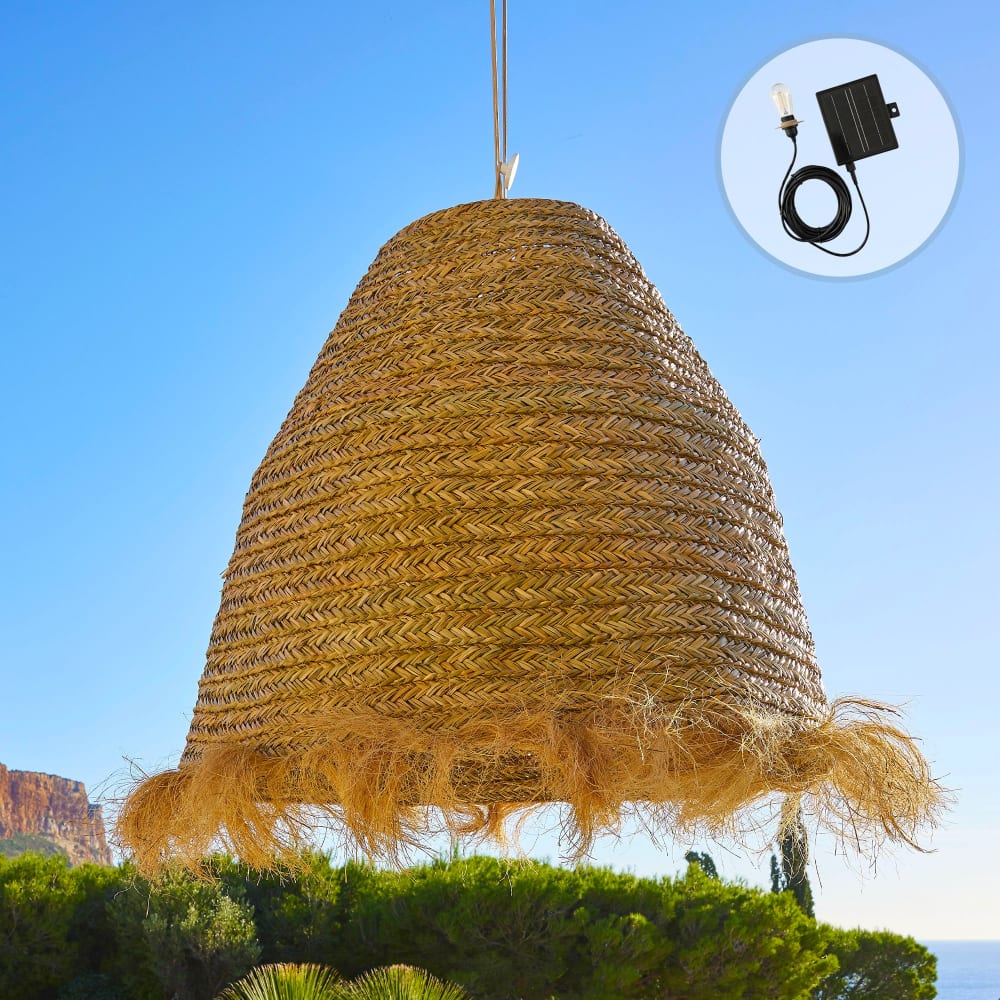 Suspension solaire Jonc de mer Beige d100cm - Maisons du Monde