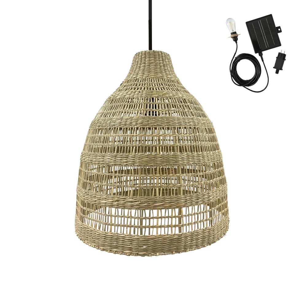 Suspension solaire Herbe marine Beige d50cm