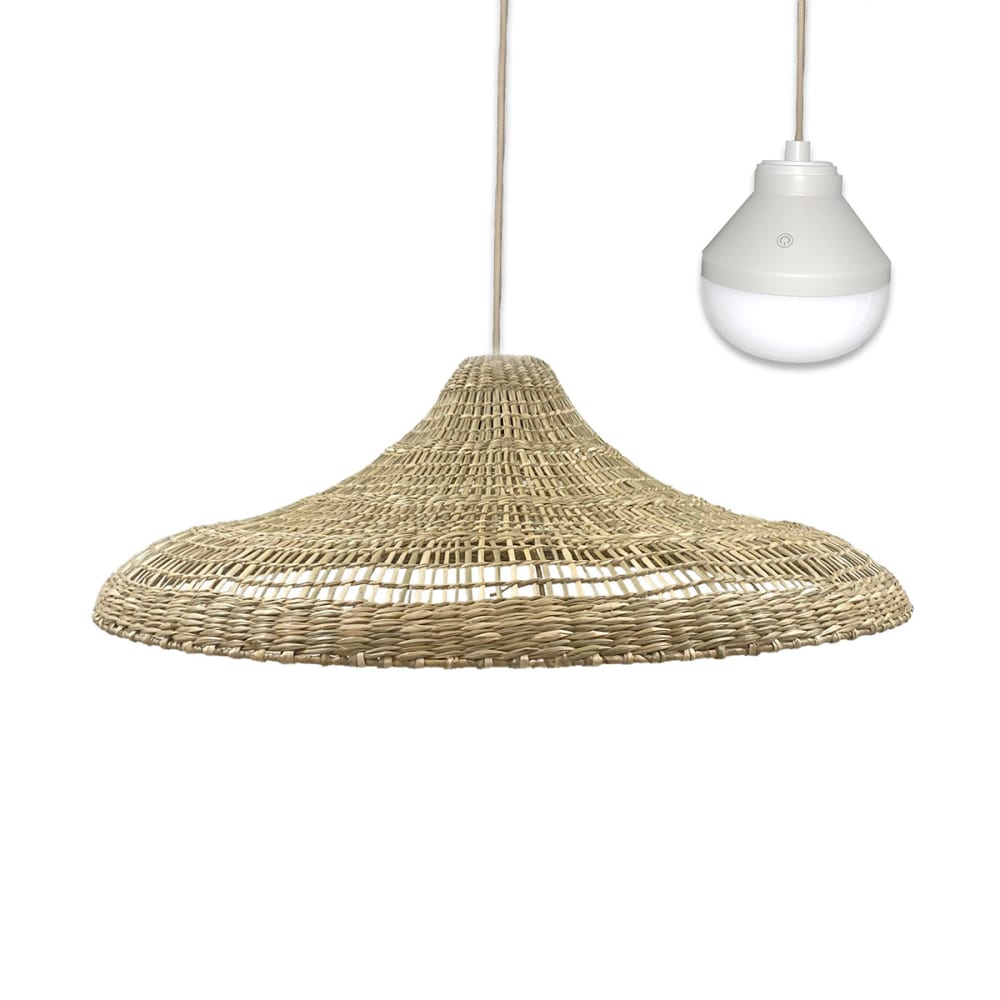 Suspension sans fil Herbe marine Beige d70cm