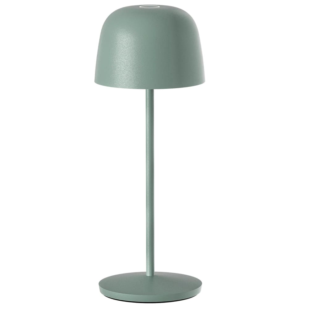 Lampe de table sans fil Acier Vert h28cm