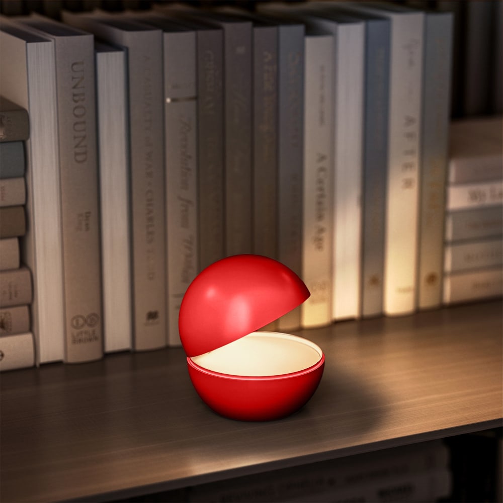 Lampe de chevet sans fil Aluminium Rouge d12cm - Maisons du Monde