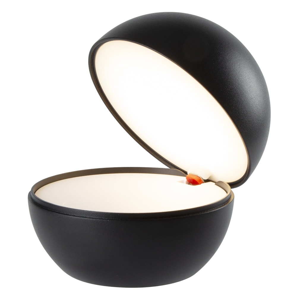 Lampe de chevet sans fil Aluminium Noir d12cm