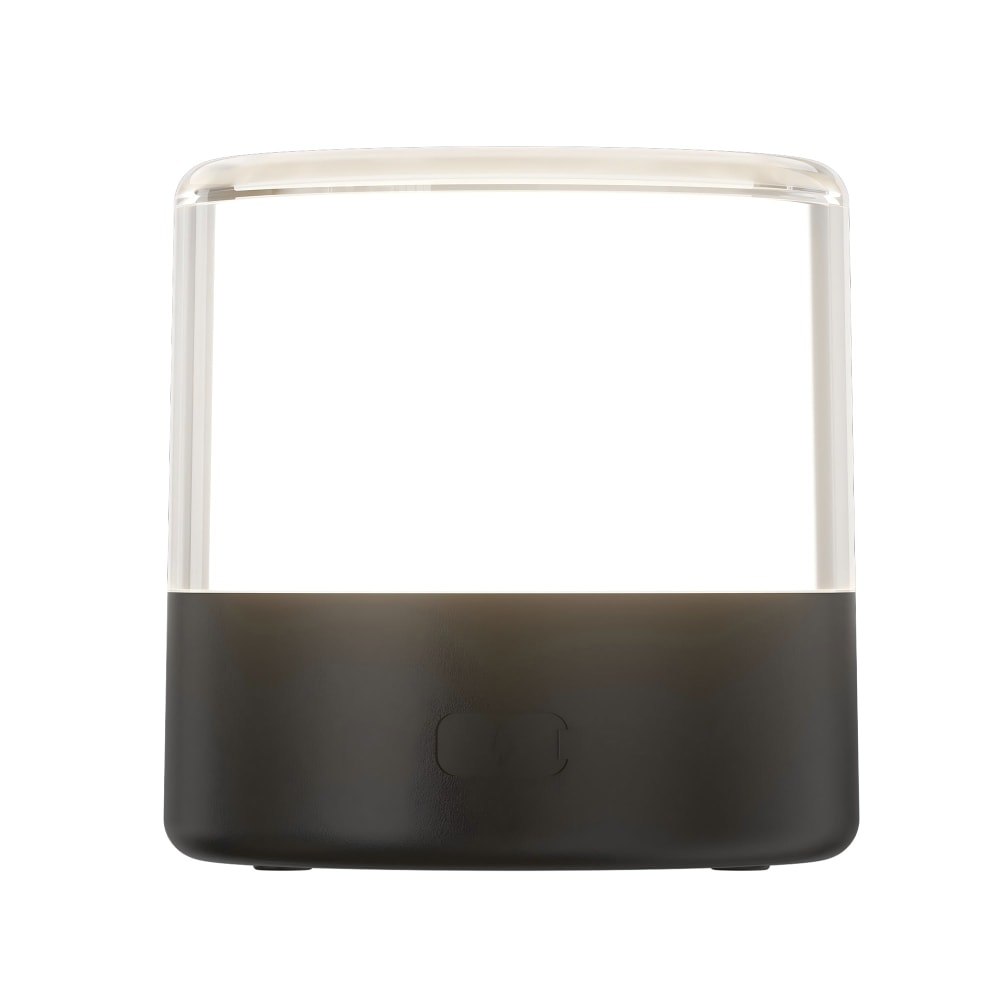 Lampe de table sans fil Acier Noir h10cm