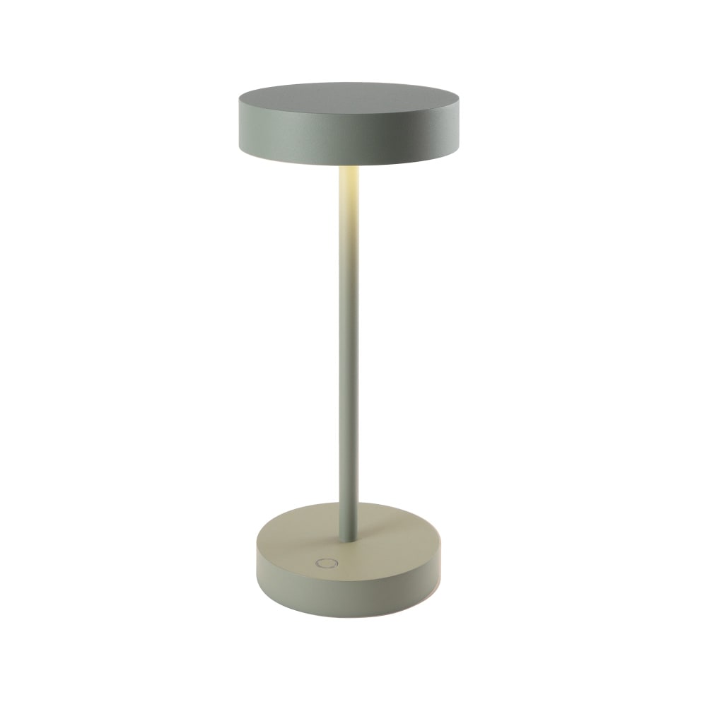 Lampe de table sans fil Aluminium Vert h25cm