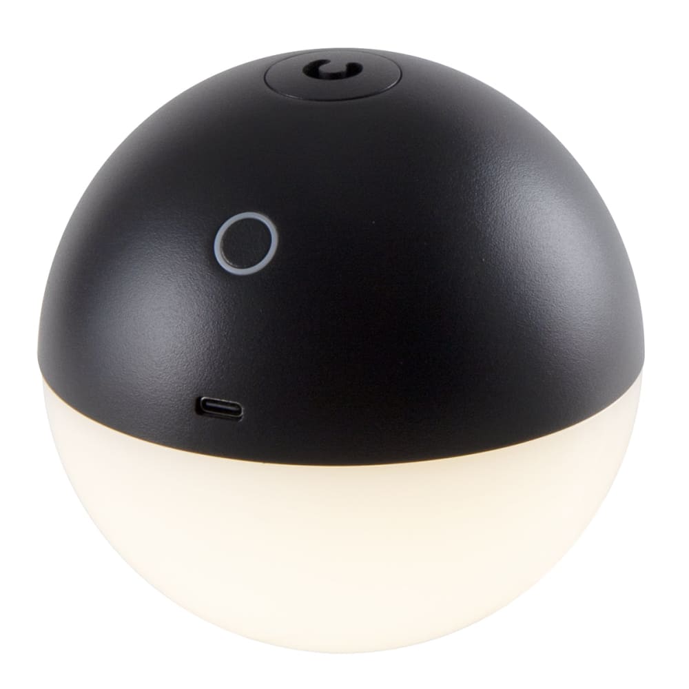 Lampe de chevet sans fil Aluminium Noir D12CM