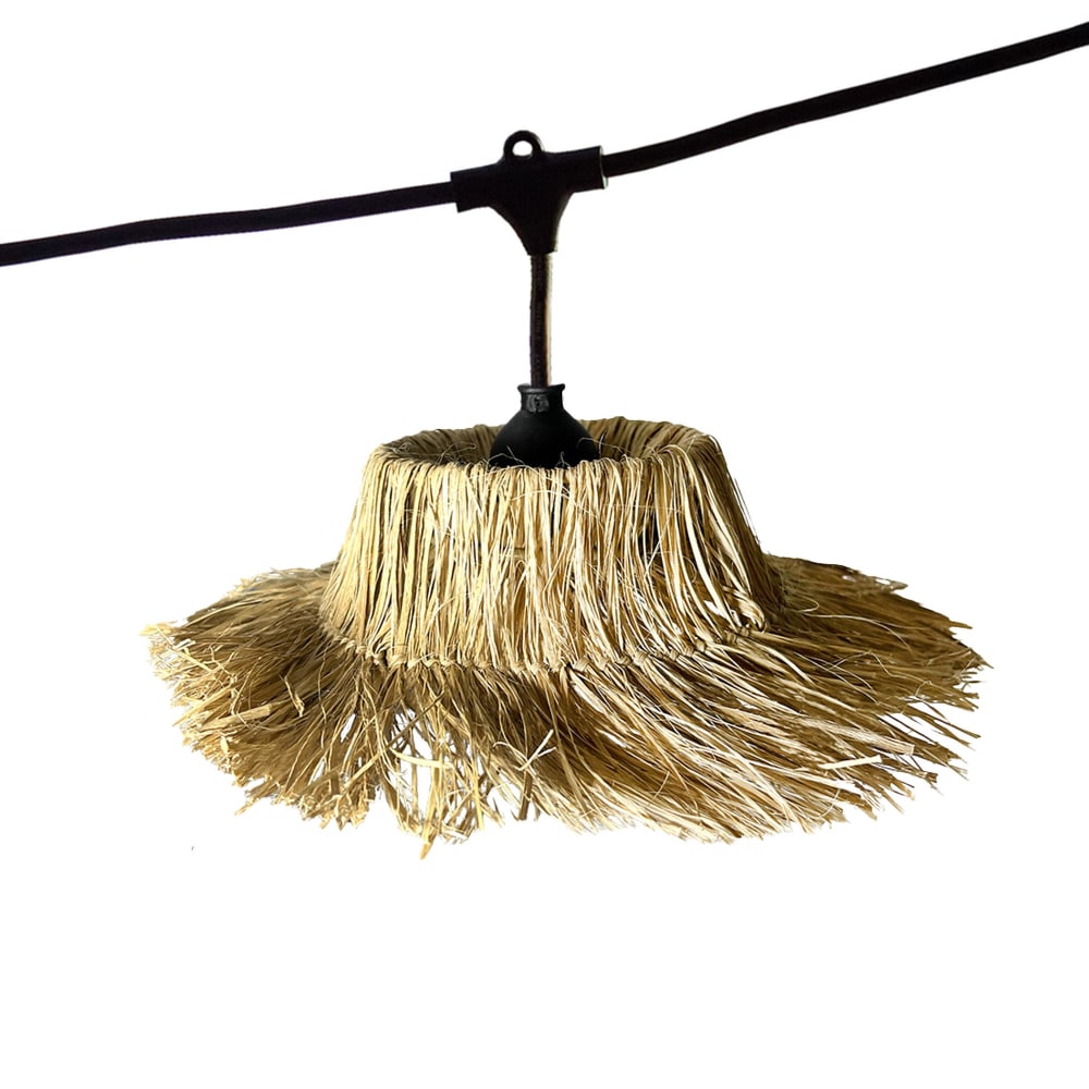 Guirlande connectable E27 Paille Beige 10.2m