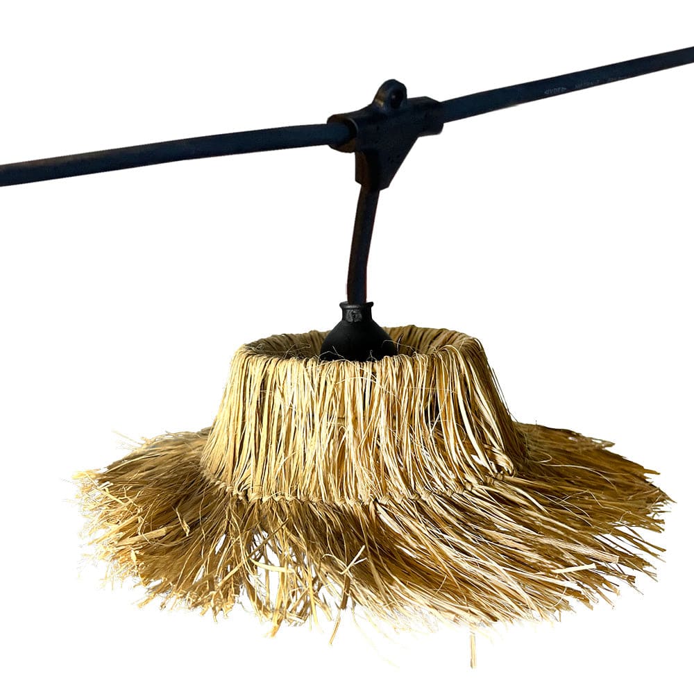 Guirlande connectable E27 Paille Beige 18.6m