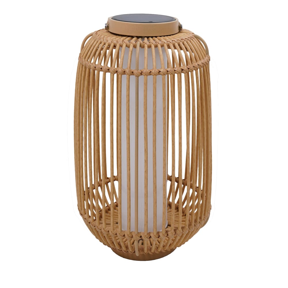 Lanterne solaire Rotin Marron 31x31x H60cm