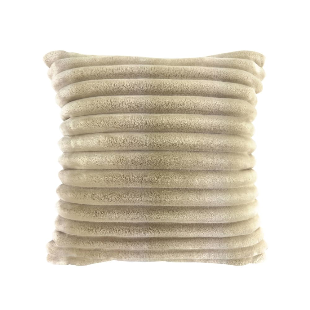 Housse de coussin en polyester blanc écru 40x40cm — vue 4