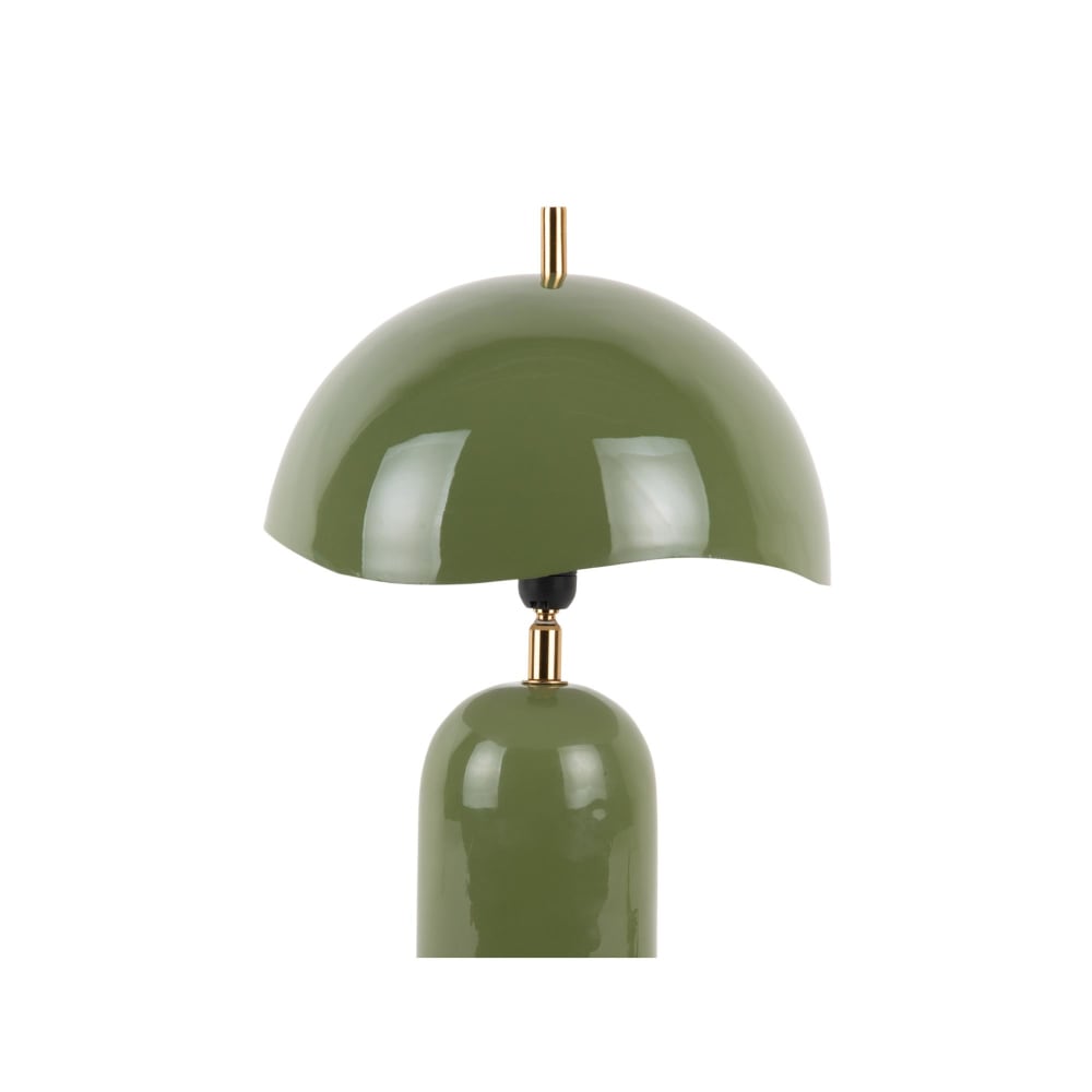 Lampe de table fer vert jungle ø25cm — vue 3