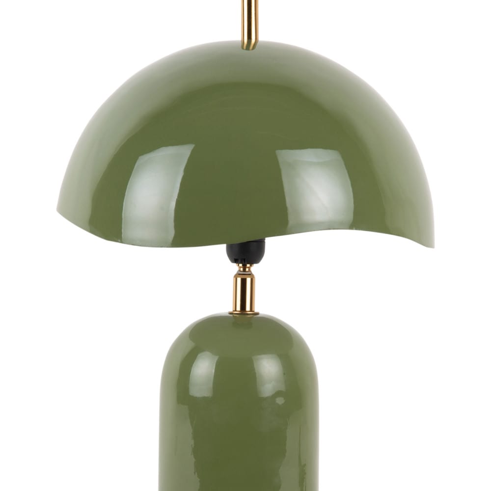 Lampe de table fer vert jungle ø25cm — vue 4