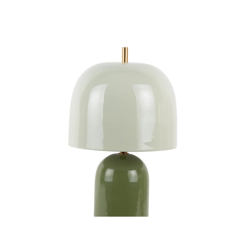 Lampe de table fer vert jungle ø20cm — vue 3