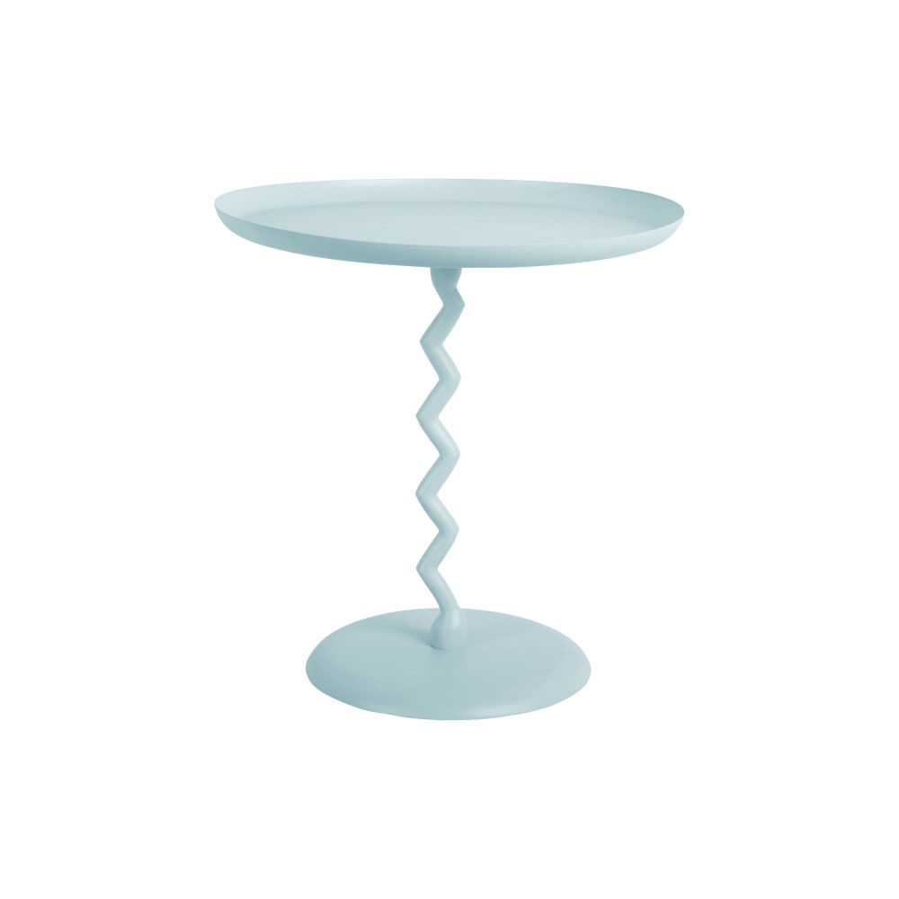 table d'appoint fer bleu