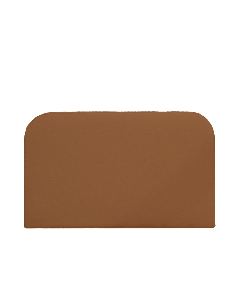 Tête de lit déhoussable en bouclé cuivre 200x110cm