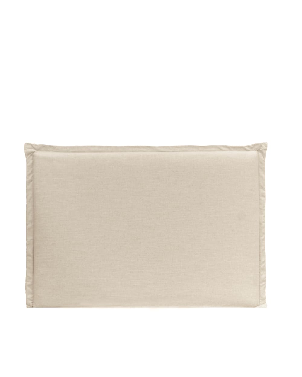 Tête de lit déhoussable en lin beige 120x110cm