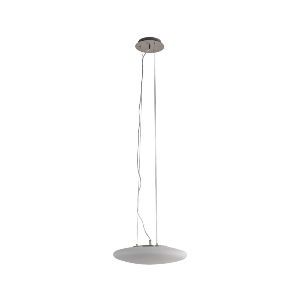 Lindby Pendelleuchte aus Glas, weiß style modern - Glas