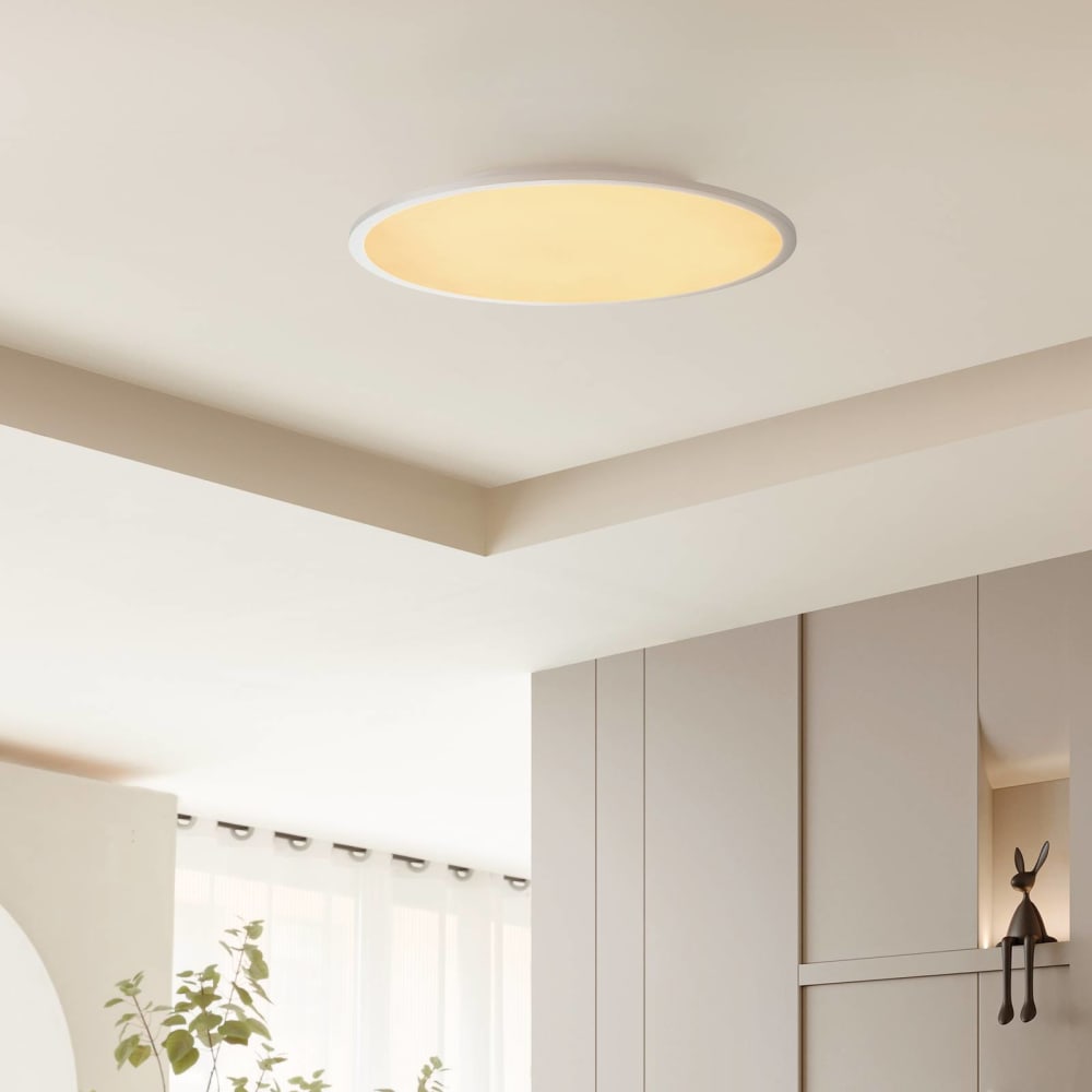 LED Deckenleuchte aus Kunststoff, grau - Maisons Du Monde