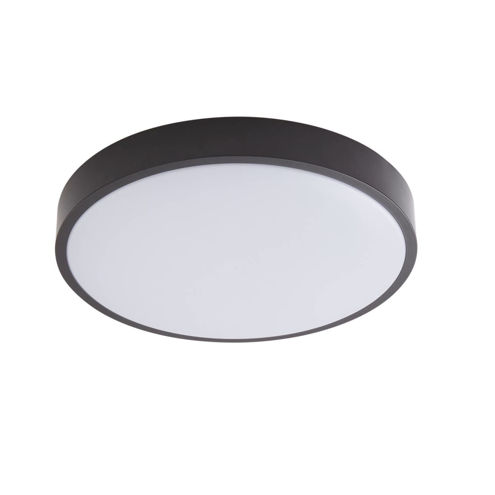 Lindby LED Deckenleuchte aus Metall, schwarz style modern - Metall
