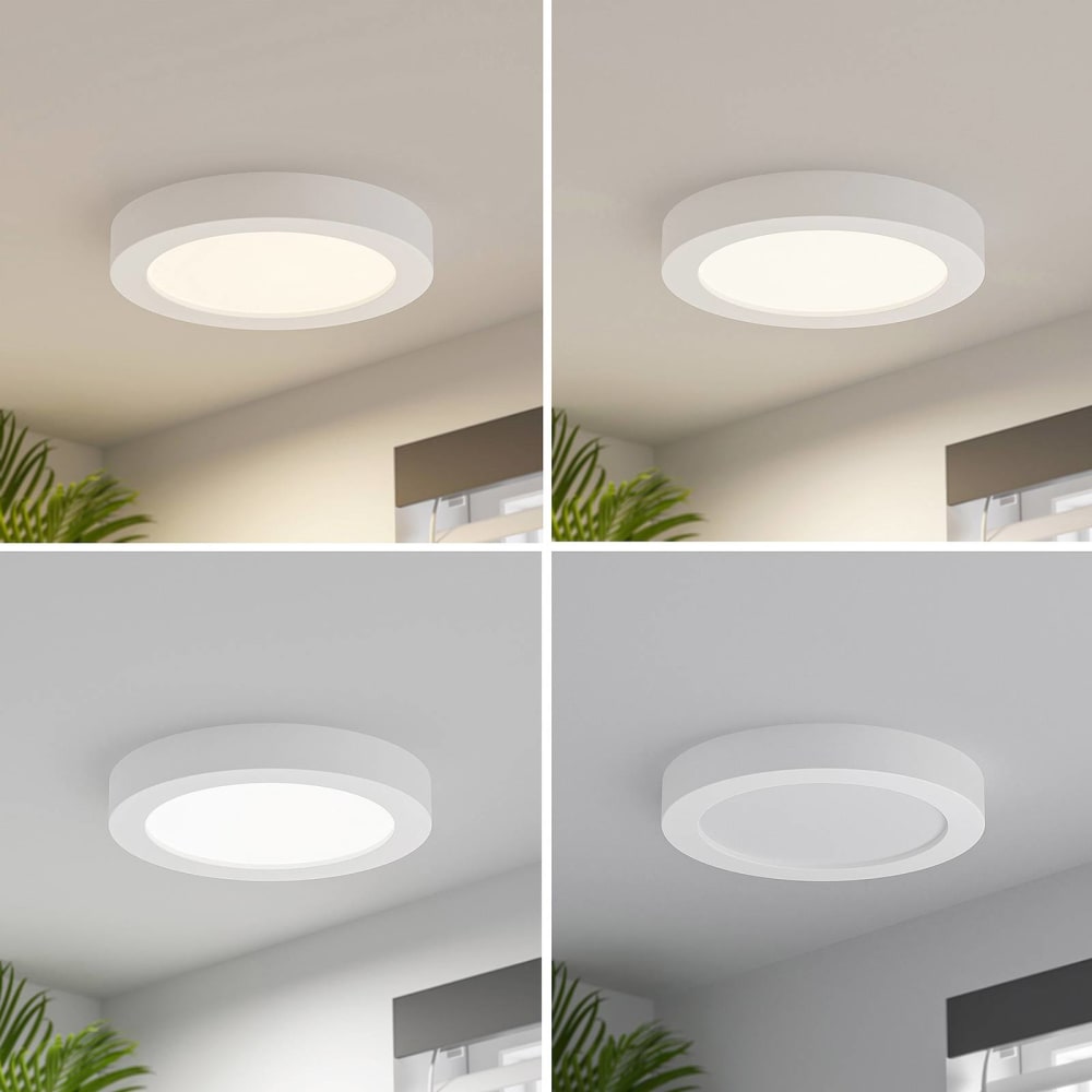LED Deckenleuchte aus Aluminium, weiß - Maisons Du Monde