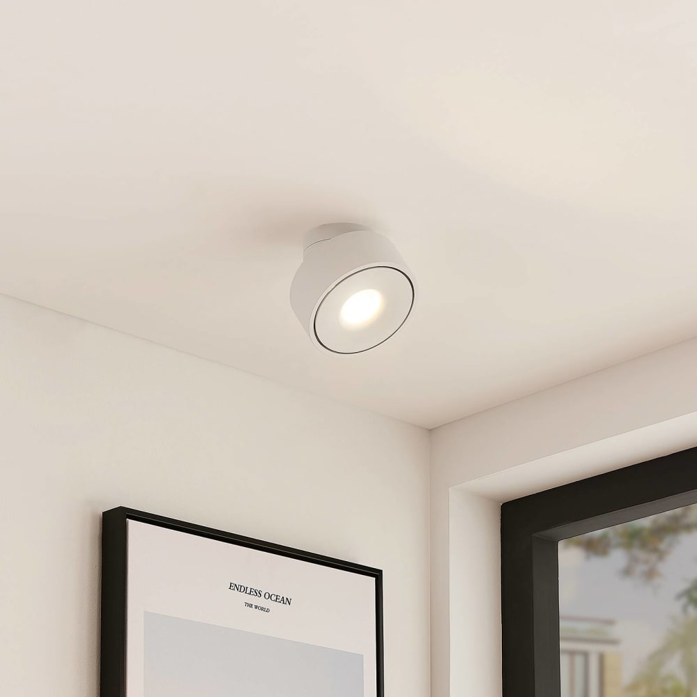 LED Deckenleuchte aus Aluminium, weiß - Maisons Du Monde