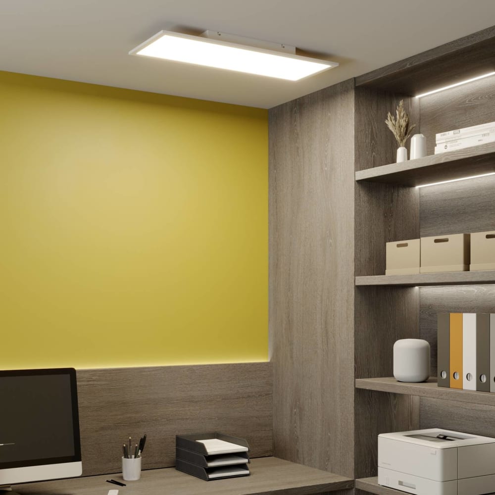 LED Deckenleuchte (LED Panel) aus Kunststoff, weiß - Maisons Du