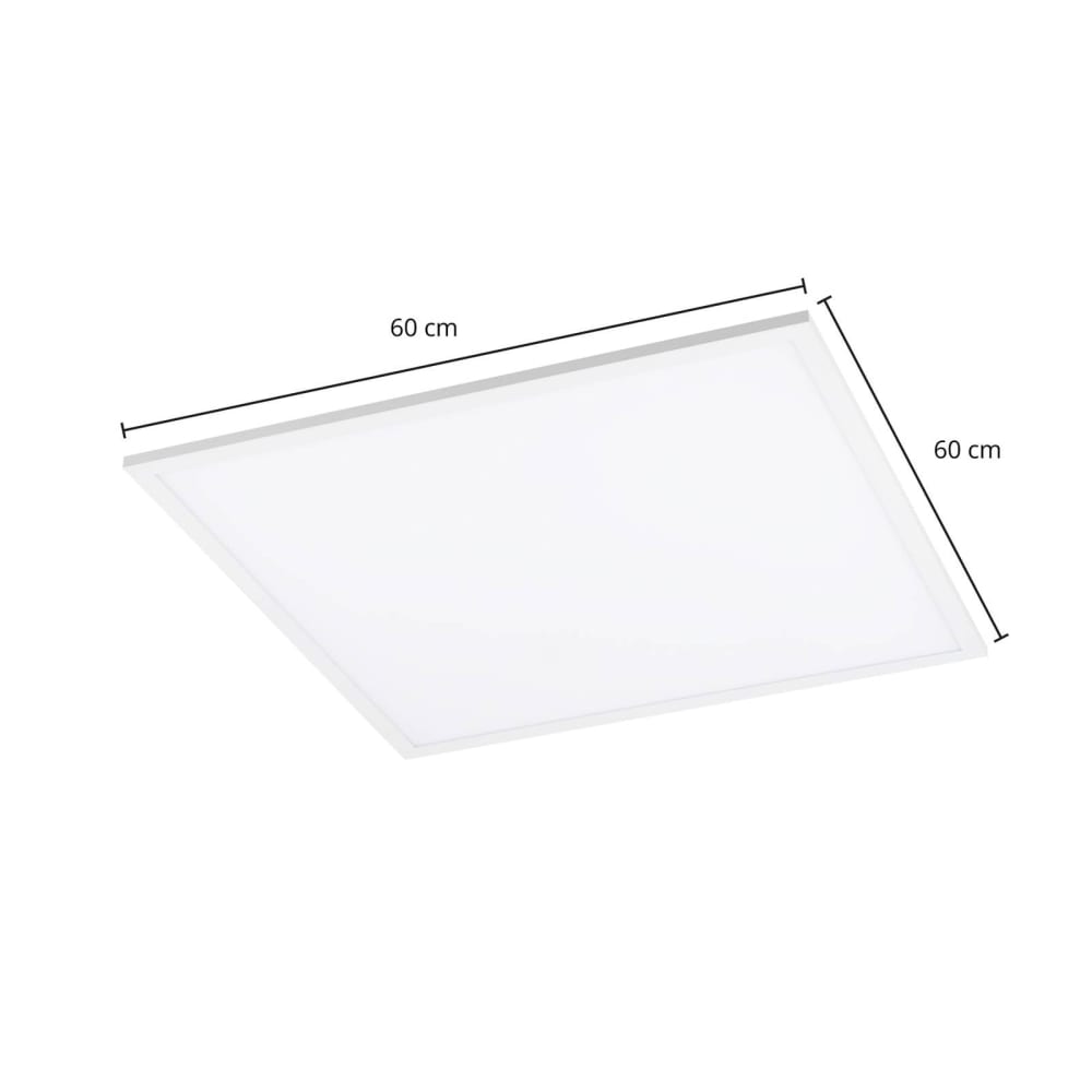 LED Deckenleuchte (LED Panel) aus Kunststoff, weiß - Maisons Du