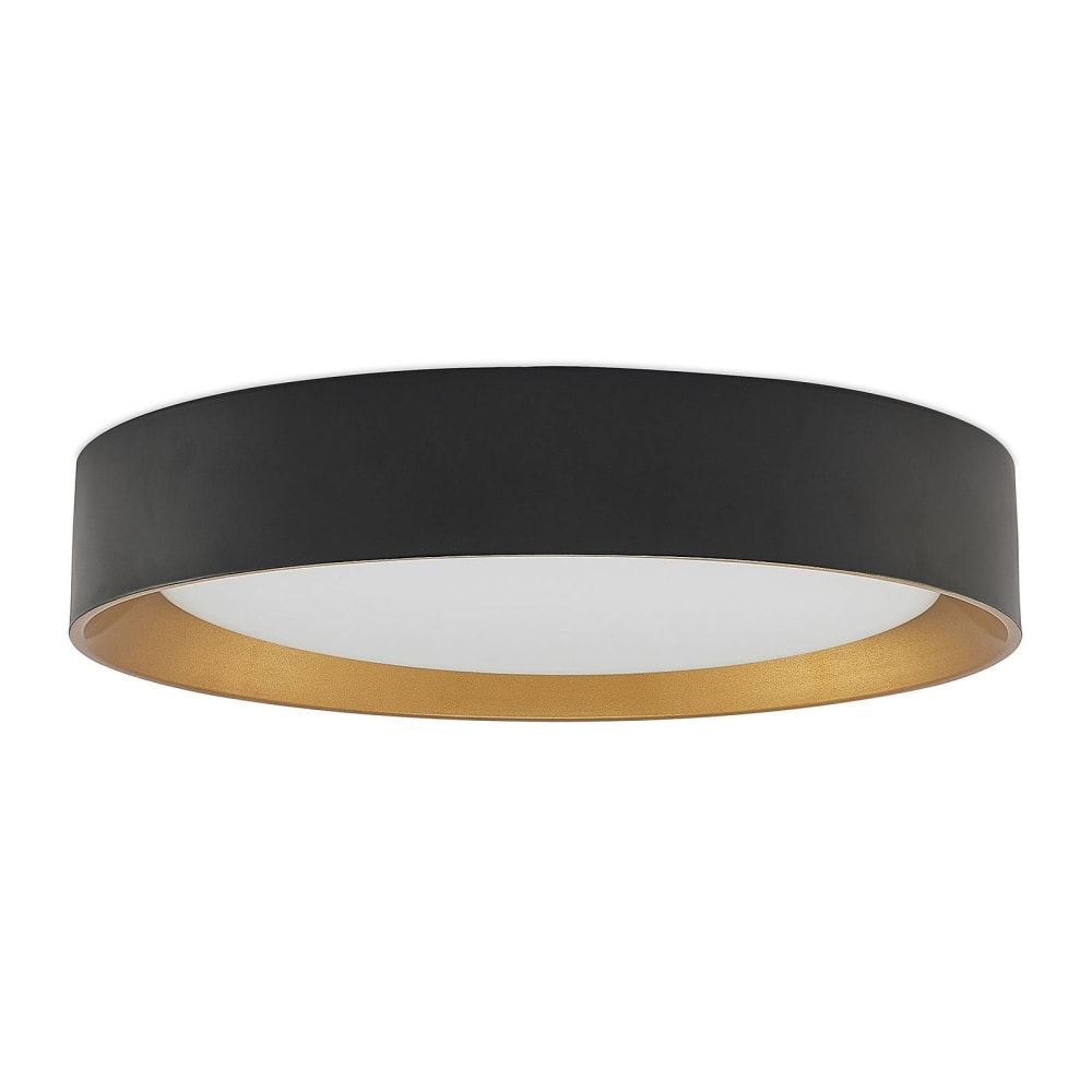 Lindby LED Deckenleuchte aus Aluminium, schwarz style modern - Aluminium